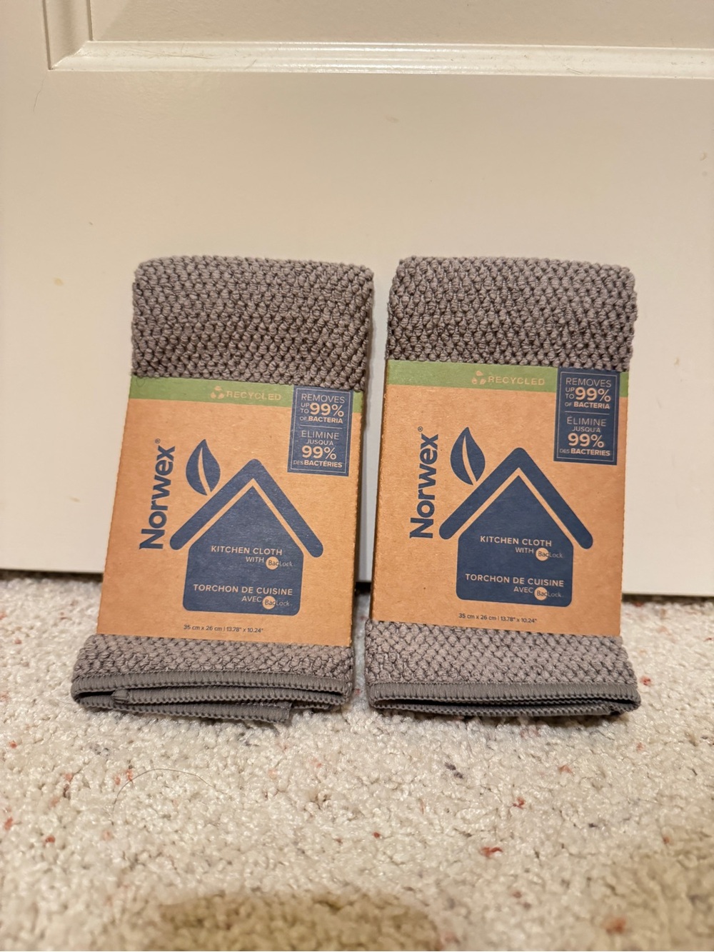 Norwex Mushroom Kitchen Cloths – 2-Pack